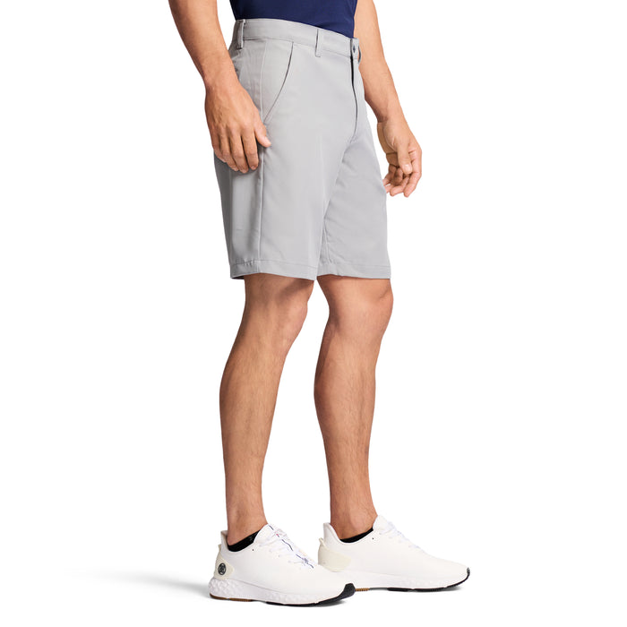 Izod GOLF 9.5" MICRO POLY CLASSIC FIT SHORT - SILVER NICKEL
