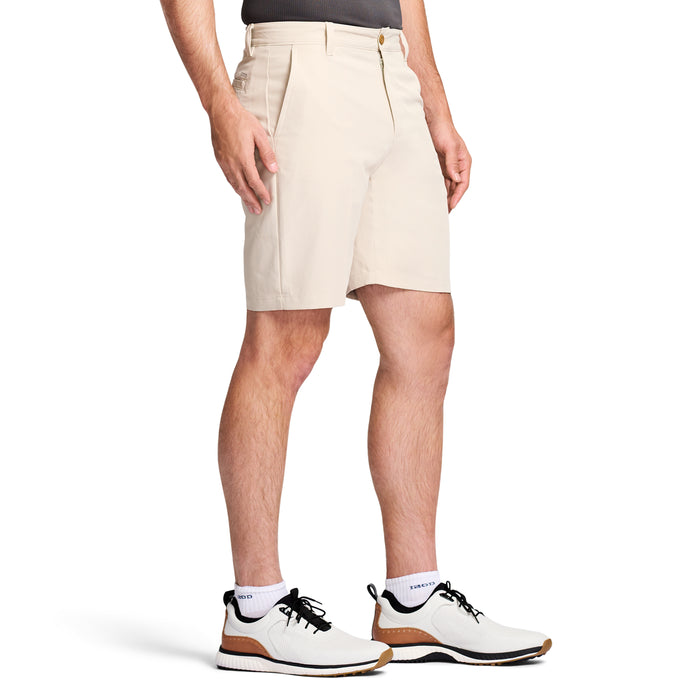 Izod GOLF 9.5" MICRO POLY CLASSIC FIT SHORT - STONEDUST