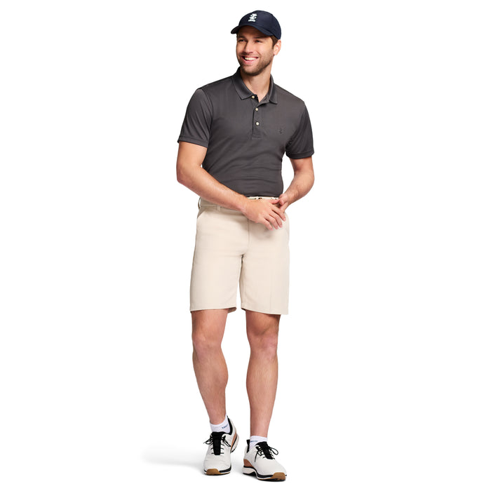 Izod GOLF 9.5" MICRO POLY CLASSIC FIT SHORT - STONEDUST