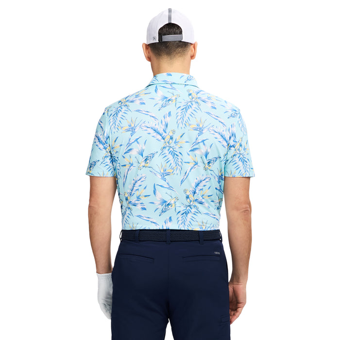 Izod GOLF SWINGFLEX ELITE PRINTED POLO - LIMPET SHELL