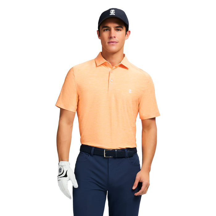 izod GOLF SWINGFLEX ELITE TITLEHOLDER POLO - CANTALOUPE