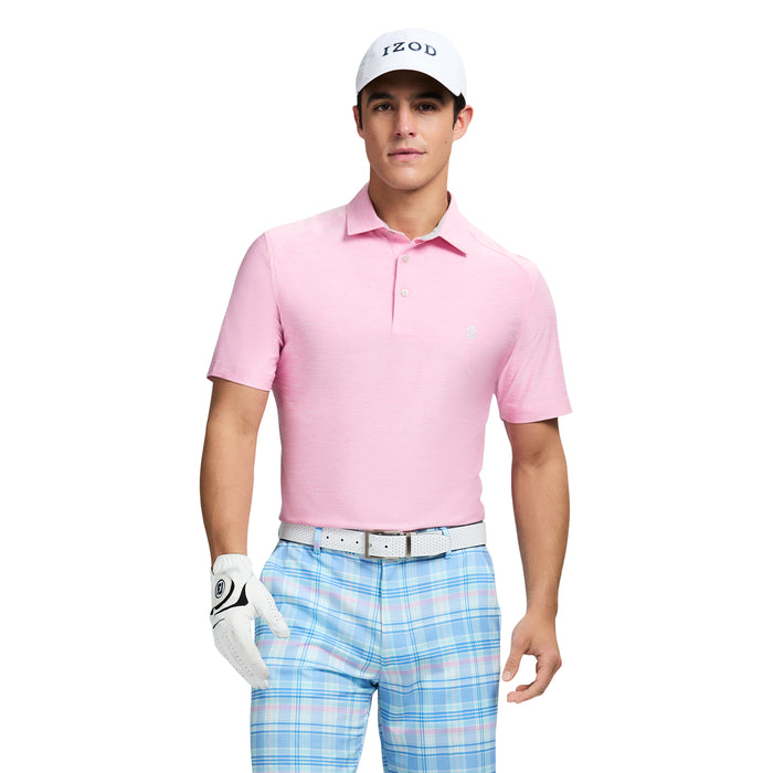 izod GOLF SWINGFLEX ELITE TITLEHOLDER POLO - PRISM PINK