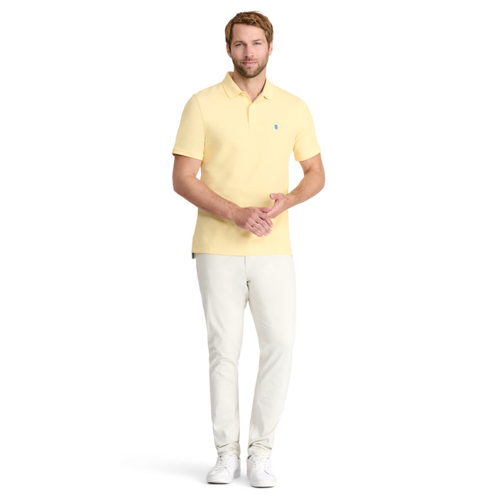 Izod ADVANTAGE PERFORMANCE SHORT SLEEVE POLO - LEMON