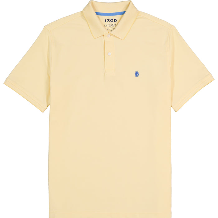 Izod ADVANTAGE PERFORMANCE SHORT SLEEVE POLO - LEMON