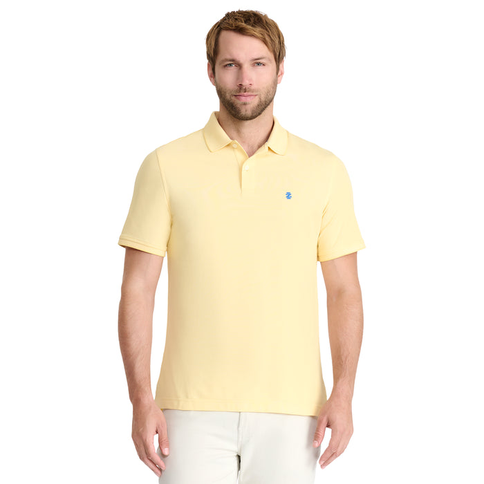 izod ADVANTAGE PERFORMANCE SHORT SLEEVE POLO - LEMON