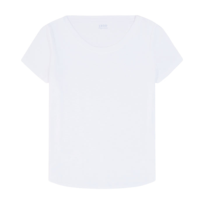 Izod ALEX SHORT SLEEVE SLUB T-SHIRT - BRIGHT WHITE