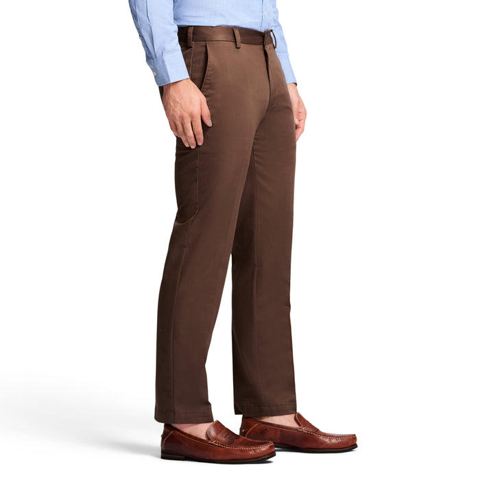 Izod AMERICAN CHINO PANT STRAIGHT - DECAF COFFEE
