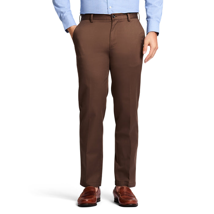 izod AMERICAN CHINO PANT STRAIGHT - DECAF COFFEE