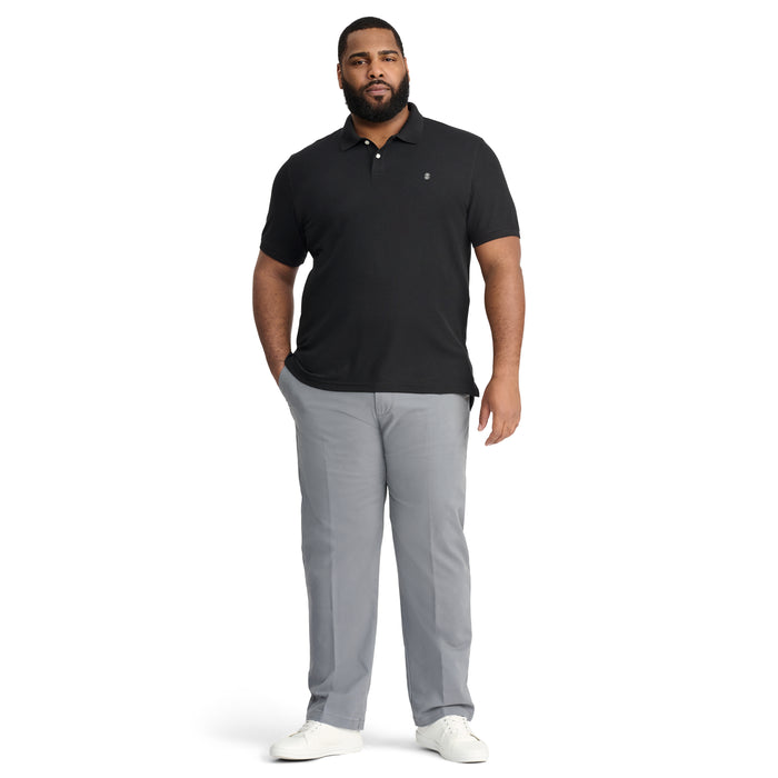 Izod BIG & TALL ADVANTAGE PERFORMANCE POLO - BLACK