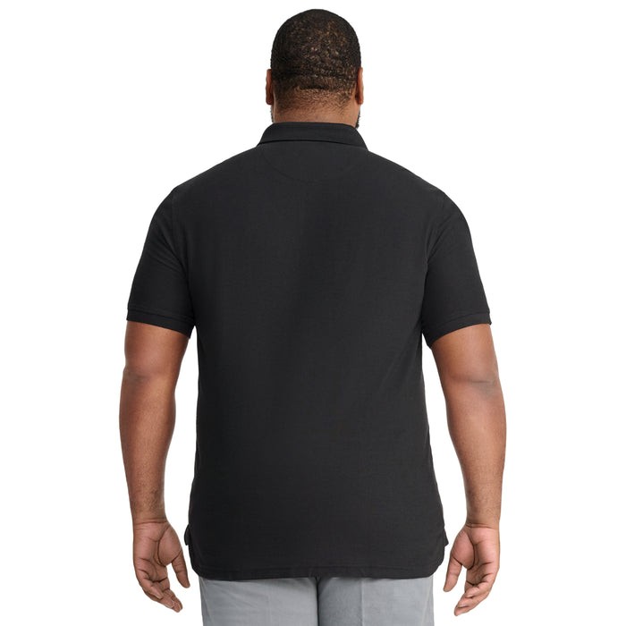 Izod BIG & TALL ADVANTAGE PERFORMANCE POLO - BLACK