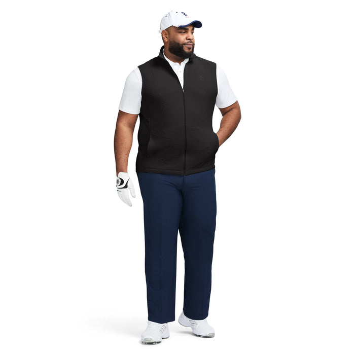 Izod BIG & TALL GOLF HYDRASHIELD VEST - BLACK