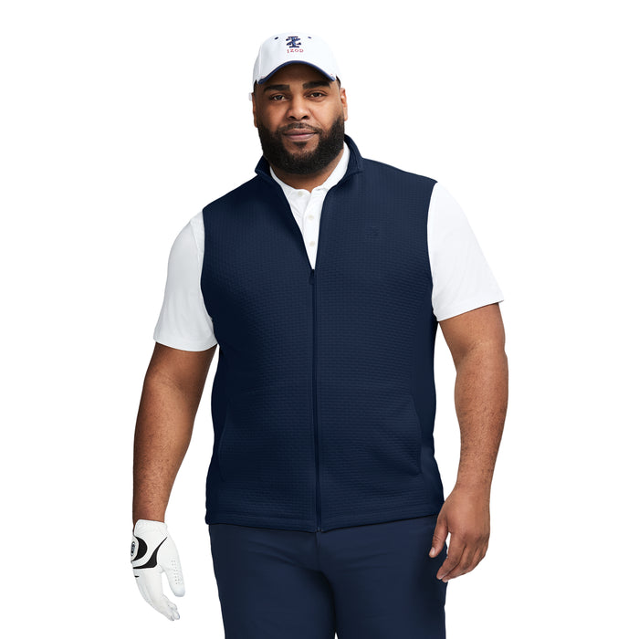 izod BIG & TALL GOLF HYDRASHIELD VEST - NAVY BLAZER
