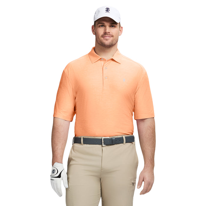 izod BIG & TALL GOLF SWINGFLEX ELITE POLO - CANTALOUPE