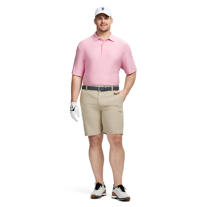 Izod BIG & TALL GOLF SWINGFLEX ELITE POLO - PRISM PINK