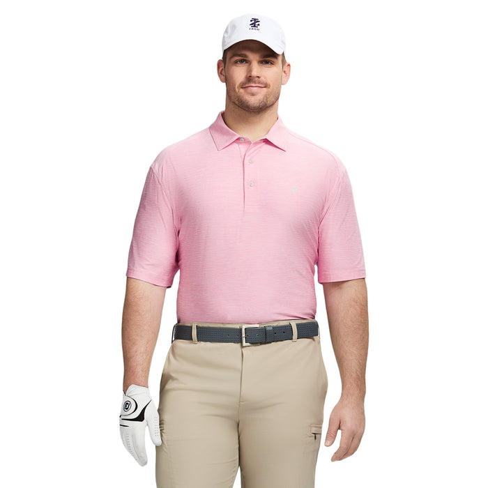 izod BIG & TALL GOLF SWINGFLEX ELITE POLO - PRISM PINK