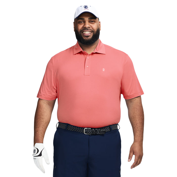 izod BIG & TALL GOLF SWINGFLEX MESH POLO - DUBARRY
