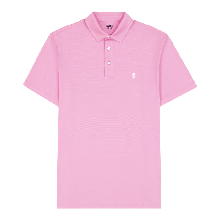 Izod BIG & TALL GOLF SWINGFLEX MESH POLO - PRISM PINK
