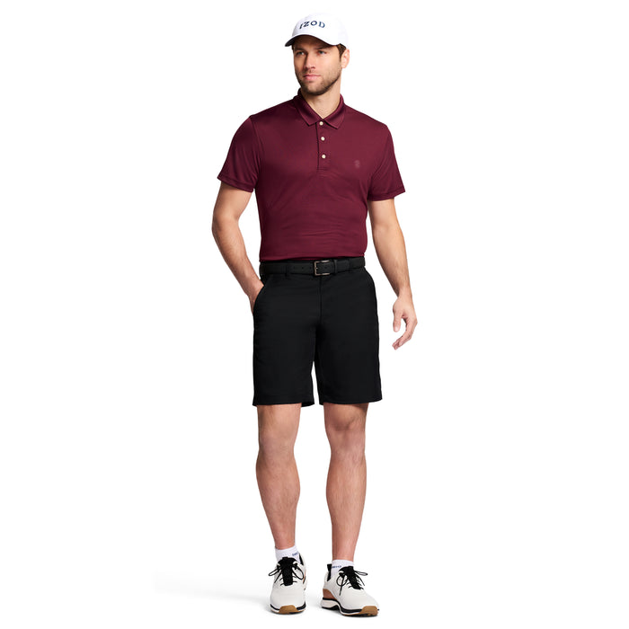 Izod GOLF 9.5" MICRO POLY CLASSIC FIT SHORT - CAVIAR