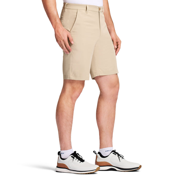 Izod GOLF 9.5" MICRO POLY CLASSIC FIT SHORT - R. KHAKI