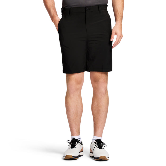 izod GOLF 9.5" SWINGFLEX SHORT - BLACK