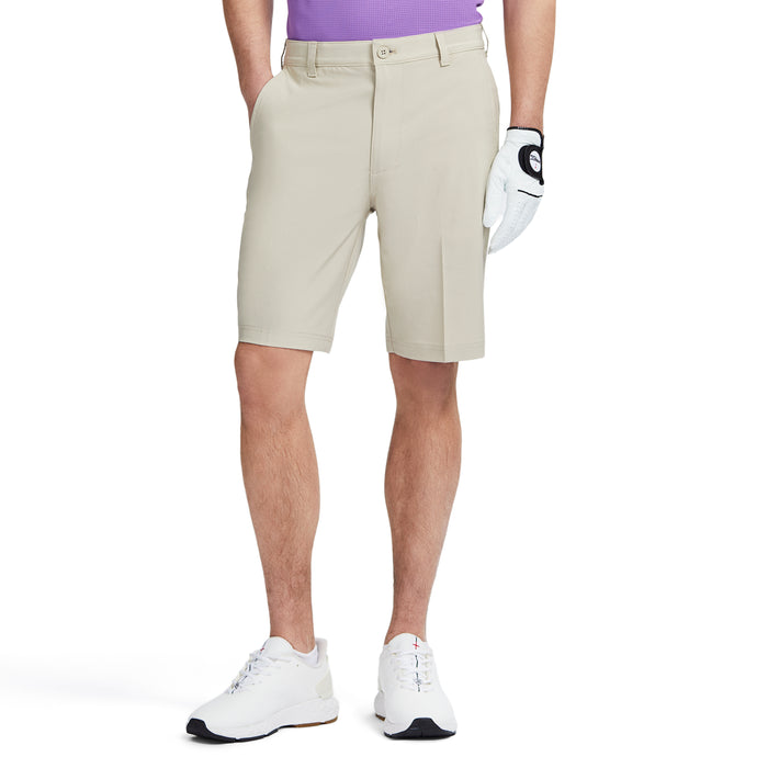 izod GOLF 9.5" SWINGFLEX SHORT - R. KHAKI