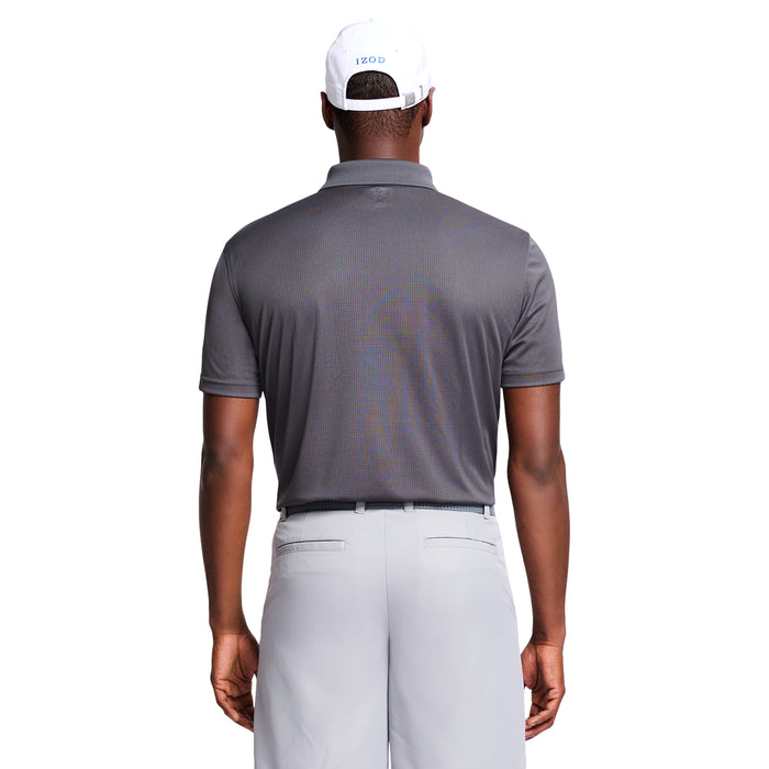Izod GOLF GRID POLO - ASPHALT