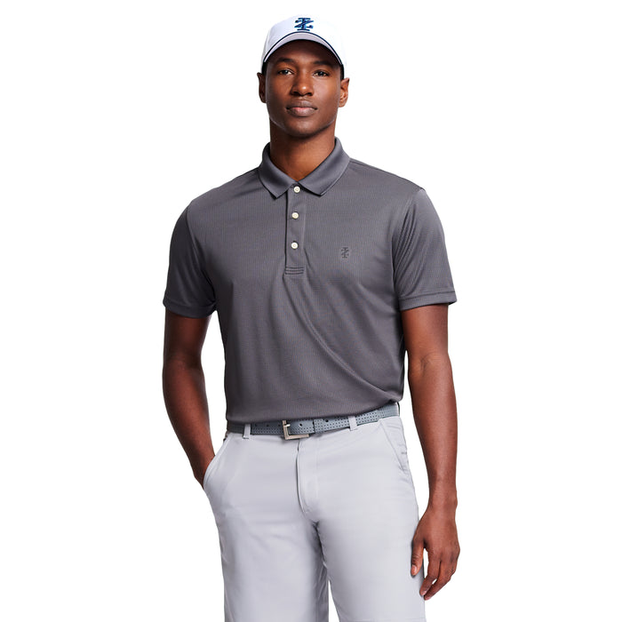 izod GOLF GRID POLO - ASPHALT