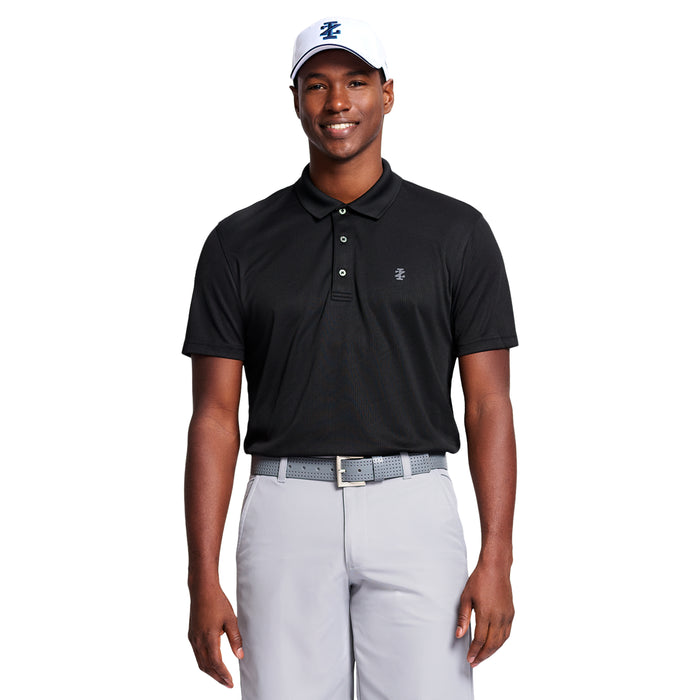 izod GOLF GRID POLO - BLACK
