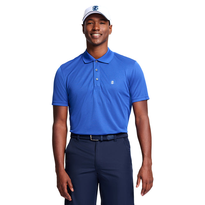 izod GOLF GRID POLO - COBALT BLUE