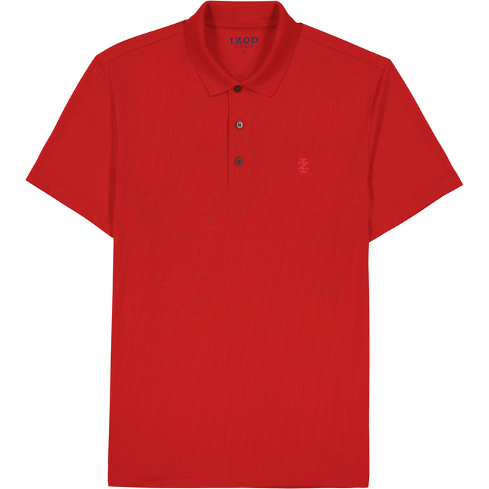 Izod GOLF GRID POLO - POLISH RED
