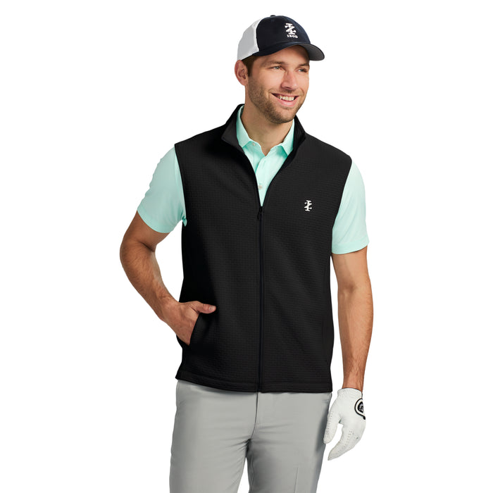 izod GOLF HYDRASHIELD VEST - BLACK