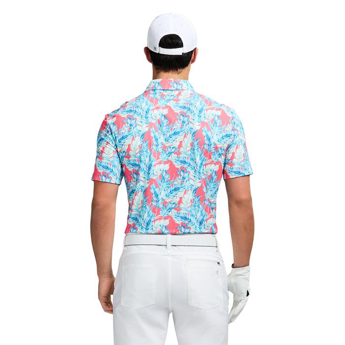 Izod GOLF SWINGFLEX ELITE PRINTED POLO - DUBARRY
