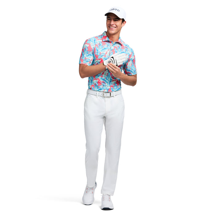 Izod GOLF SWINGFLEX ELITE PRINTED POLO - DUBARRY