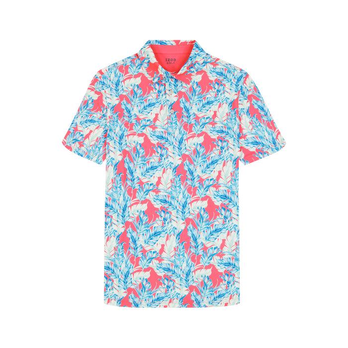Izod GOLF SWINGFLEX ELITE PRINTED POLO - DUBARRY