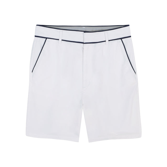 Izod MARTINA PIPED TWILL SHORT - BRIGHT WHITE