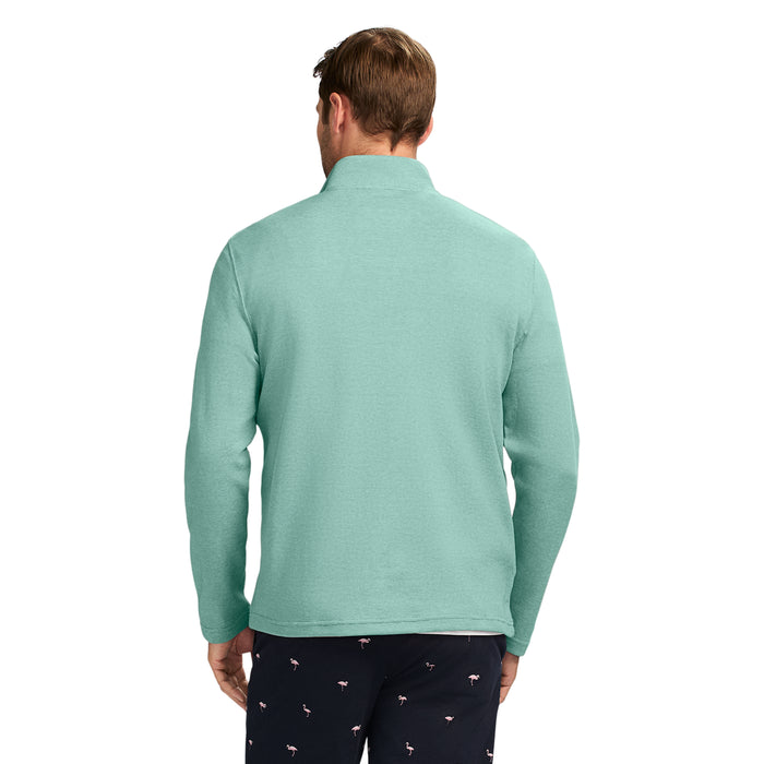 Izod PERFORMANCE COMFORT QUARTER ZIP - BERYL GREEN