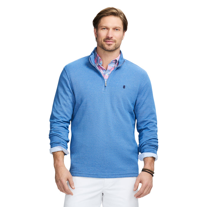 izod PERFORMANCE COMFORT QUARTER ZIP - BRIGHT COBALT