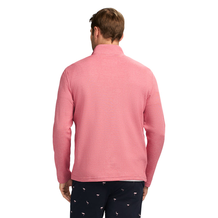Izod PERFORMANCE COMFORT QUARTER ZIP - HOLLY BERRY