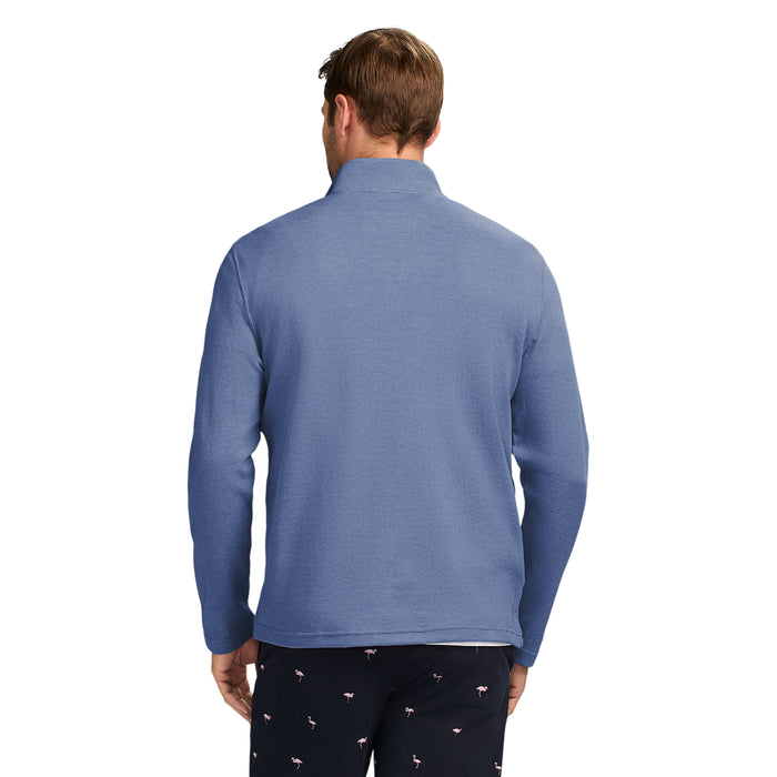 Izod PERFORMANCE COMFORT QUARTER ZIP - MEDIEVAL BLUE