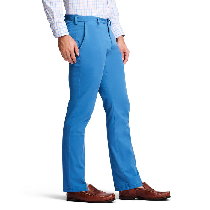 Izod SALTWATER FLAT FRONT CHINO PANT - FEDERAL BLUE