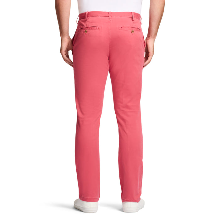 Izod SALTWATER FLAT FRONT CHINO PANT - SALTWATER RED