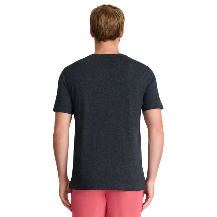 Izod SALTWATER SOFT WASH POCKET TEE - BLACK