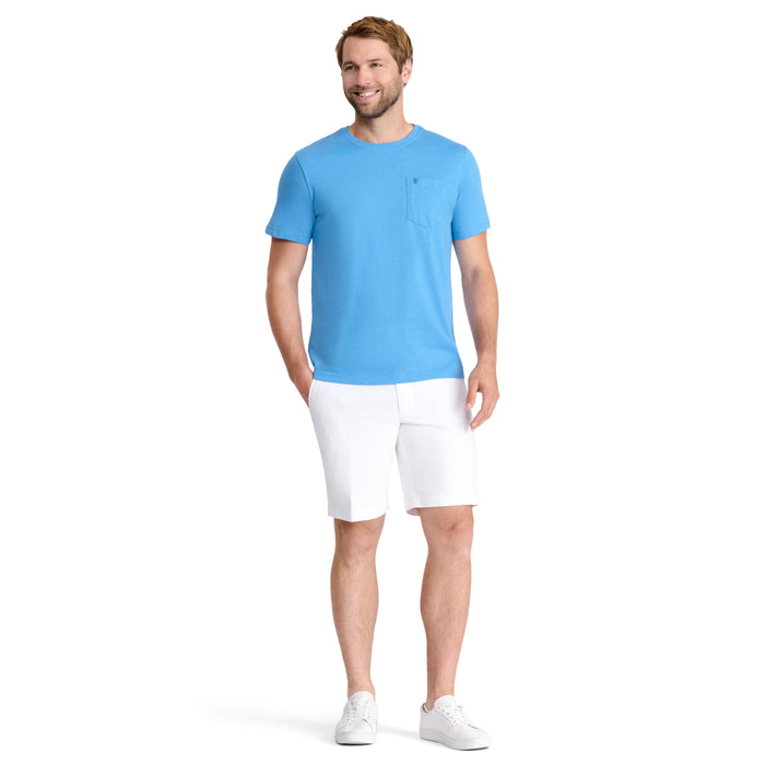 Izod SALTWATER SOFT WASH POCKET TEE - BLUE REVIVAL