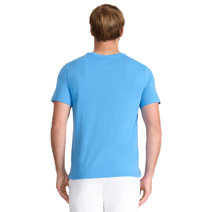 Izod SALTWATER SOFT WASH POCKET TEE - BLUE REVIVAL