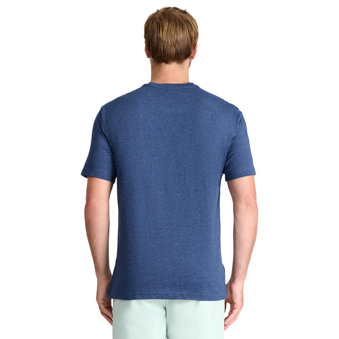 Izod SALTWATER SOFT WASH POCKET TEE - CLUB BLUE