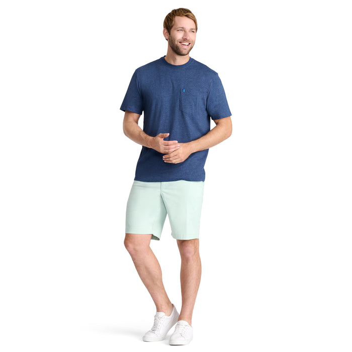 Izod SALTWATER SOFT WASH POCKET TEE - CLUB BLUE