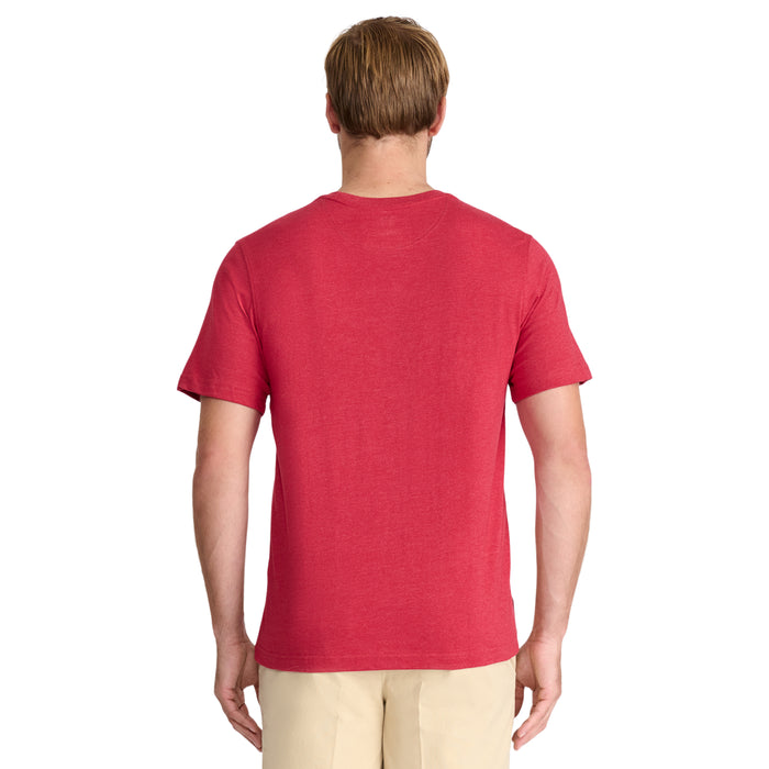 Izod SALTWATER SOFT WASH POCKET TEE - GLOSSY RED