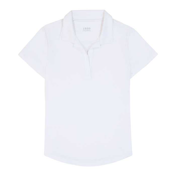 Izod SIMONE SHORT SLEEVE POLO - BRIGHT WHITE