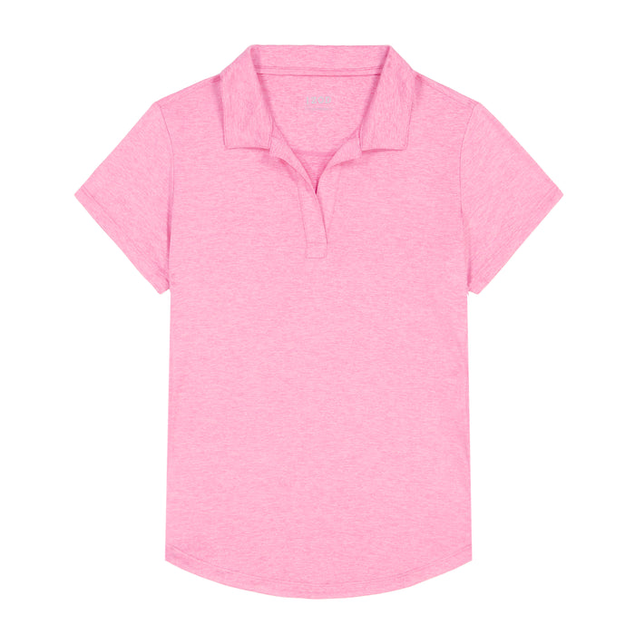 Izod SIMONE SHORT SLEEVE POLO - SACHET PINK