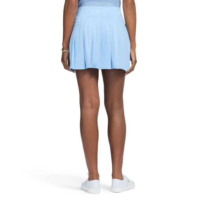 Izod VENUS PLEATED BACK SKORT - POWDER BLUE